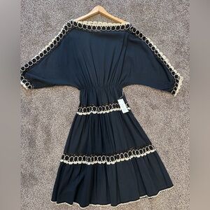 Vintage Greek Black Dress